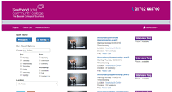 Desktop Screenshot of enrol.southend-adult.ac.uk